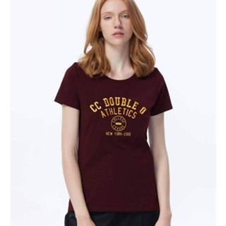 CC-OO เสื้อยืดคอกลมสตรี  (โพสต์นี้ XS และ S ค่ะ) ลายน่ารัก  …