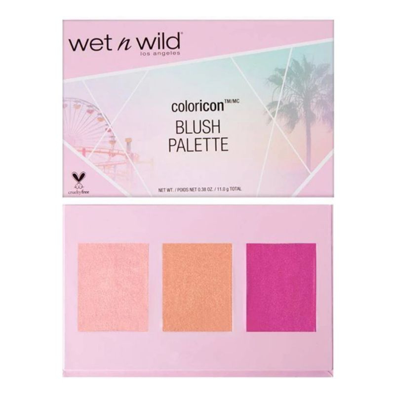 Wet n Wild Coloricon Blush Palette เว็ทเอ็นไวด์ บลัช พาเลท 3สี ในตลับเดียว คุ้มสุดๆ
