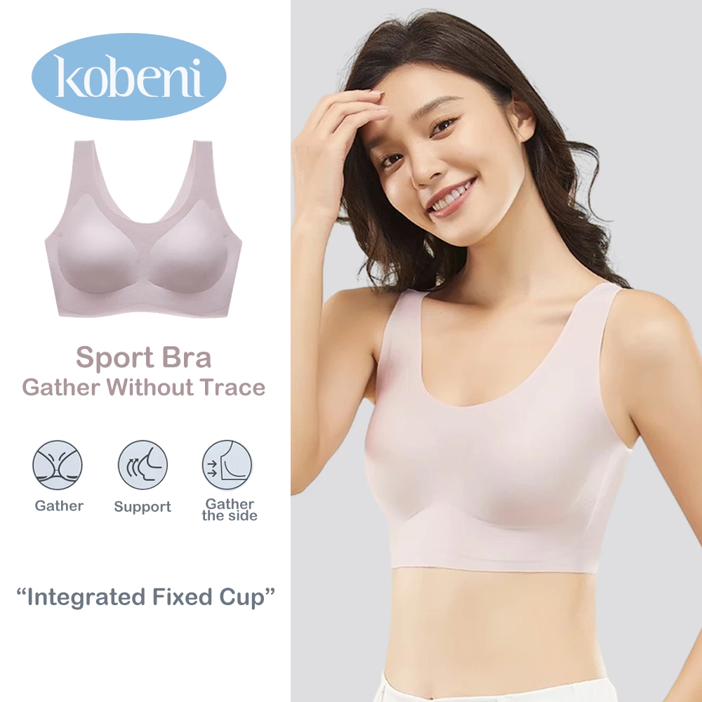 ⭐KOBENI⭐บราเมฆ ผู้หญิง ไร้รอยต่อ บราไร้โครง ไม่ระคายเคืองผิว เก็บเนื้อได้ดี ไร้โครง wireless เนื้อผ้าคืนตัวสูง ผ้านุ่มแห