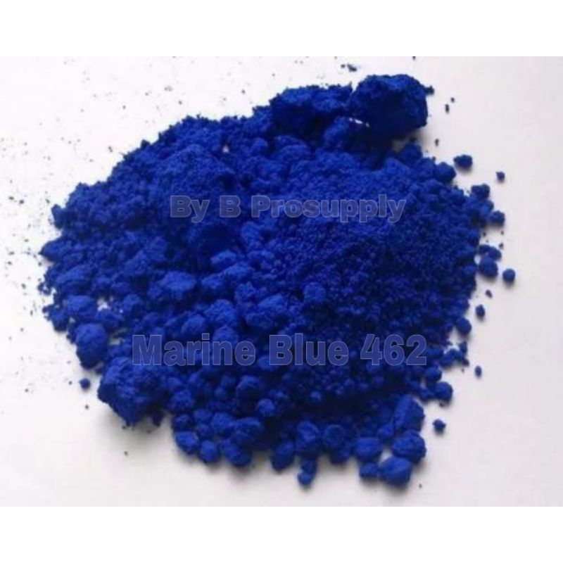 ผงสี สีฝุ่น ผสมปูนและคอนกรีต Marine Blue Pigment สีน้ำเงิน