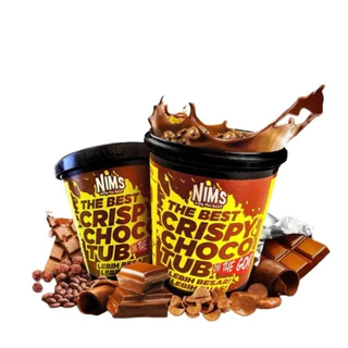💥แท้! NIMS CRISPY CHOCOLATE 🍫 คริสปี้โกโก้ครั้นเคลือบช็อคโกแลตพรีเมี่ยม นำเข้า 250 กรัม+ช้อนทุกกระปุก