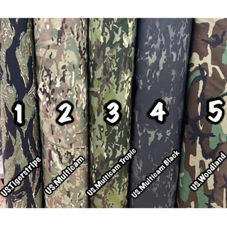 ผ้ากันลมU.S. MULTICAM WOODLAND TROPIC U.S.MARINE TIGER STRIPE R.U.PYTHON CAMO หน้า60นิ้ว