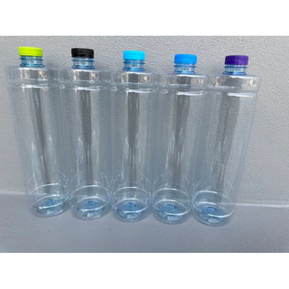 ขวดพลาสติกใสขนาด1000ml จำนวน100 ขวดพร้อมฝา