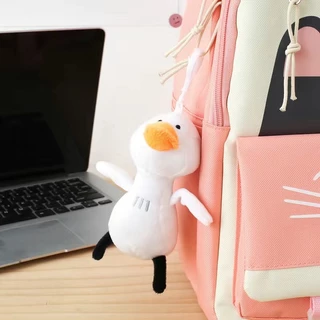 🦆พร้อมส่ง🦆พวงกุญแจจี้ตุ๊กตาเป็ดน่ารักสไตล์เกาหลี
