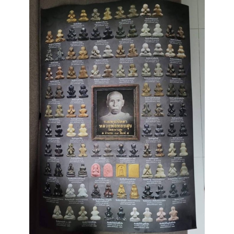 โปสเตอร์พระปิดตา ลพ.ทองสุข วัดสะพานสูง ครบทุกพิมพ์ขนาด85×65cmกระดาษหนาอย่างดี