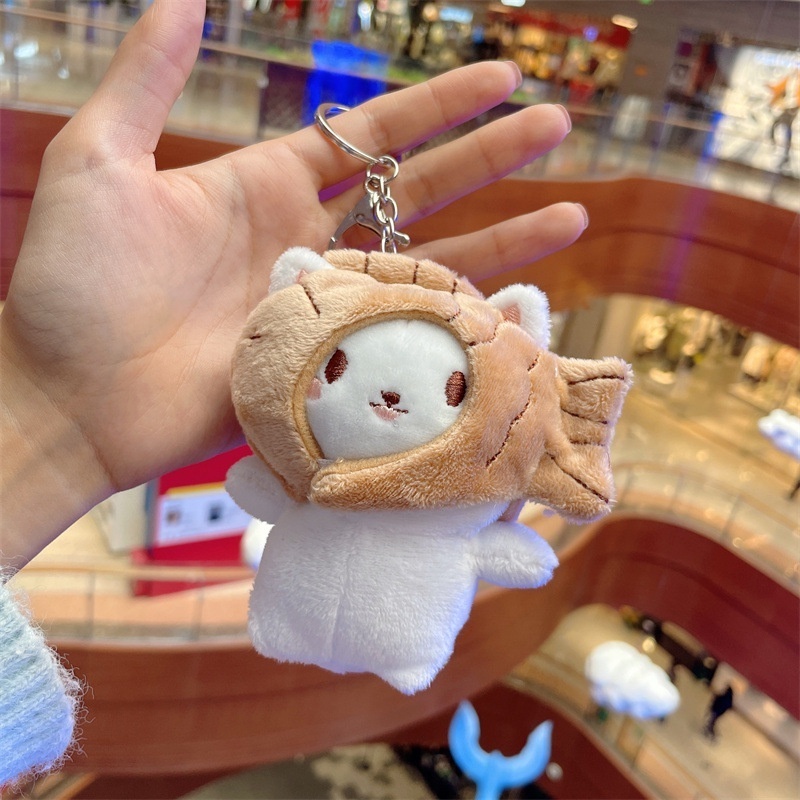 พวงกุญแจ จี้ตุ๊กตาการ์ตูน สำหรับตกแต่งกระเป๋าเป้สะพายหลัง ราคา ถูกที่สุด ดีลบีเคเค แกลเลอรีภาพที่ 4