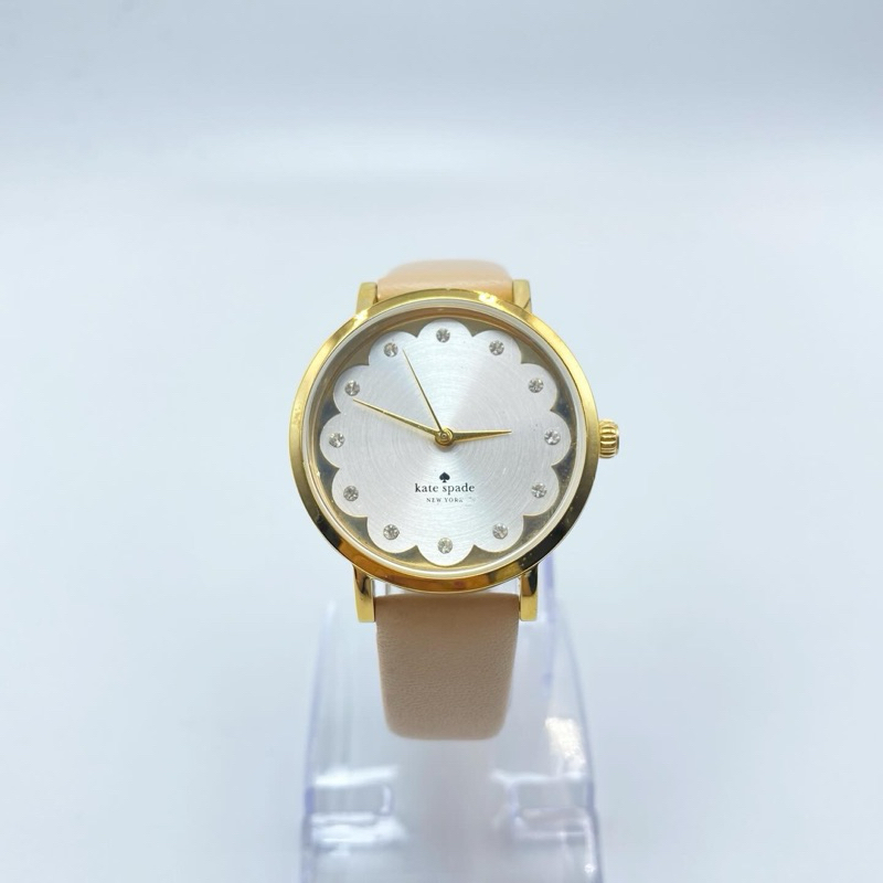 นาฬิกาผู้หญิงแบรนด์ KATE SPADE รุ่น Scallop Metro Crystals 1YRU0586