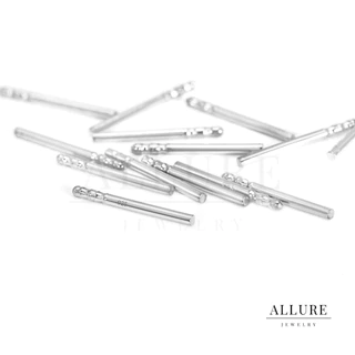 ก้านต่างหู เงินแท้ 925 ตัวเรือนตอก 925 ต่างหูเงินแท้ - Allure Jewelry