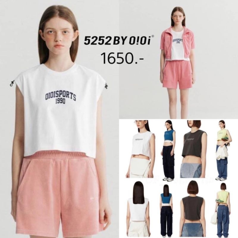 Woman’s crop oioi เสื้อครอปแขนเหิน oioi