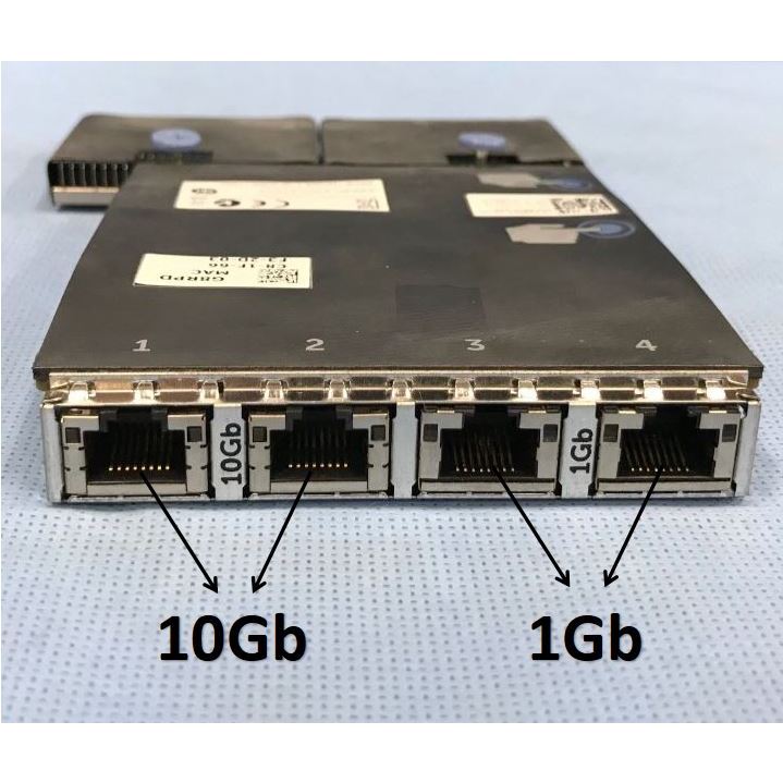 Dell Daughter Card port 1GB 10GB 25GB SFP+ RJ45 LAN Network R620 R630 R720 R720X R730 R740 R740XD R8