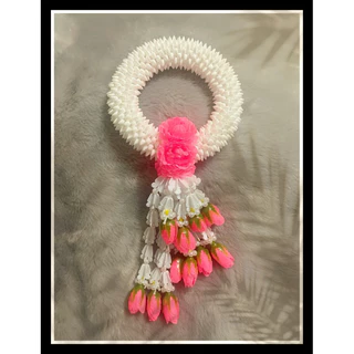 พร้อมส่ง พวงมาลัยดอกมะลิ (ดอกไม้ประดิษฐ์) พวงมาลัยวันแม่ วันพ่อ ไหว้พระ ทำบุญ แก้บน พวงมาลัยใช้คู่ชุดสังฆทาน