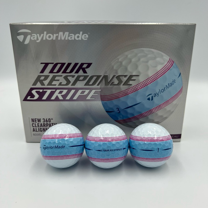 ลูกกอล์ฟ TAYLORMADE TOUR RESPONSE STRIPE 3 ลูก [3 Balls]