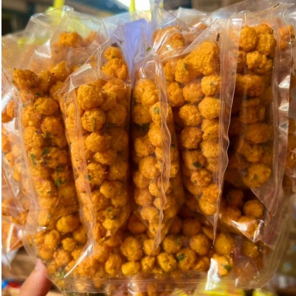 ขนมกรอบปรุงรส 1 มัด มี 10 ถุงเล็ก ขนมขบเคี้ยว