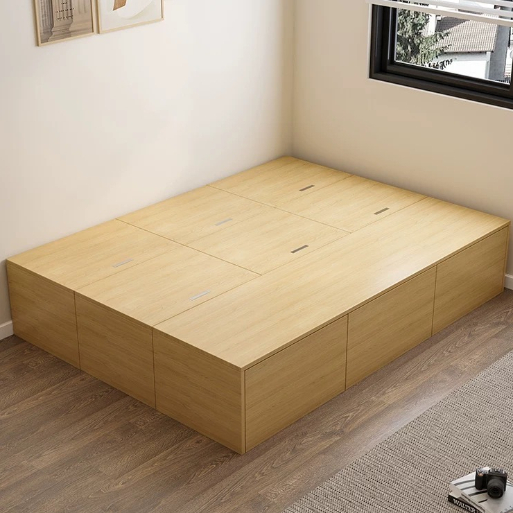 MeeBan เตียงนอน Tatami สไตล์ญี่ปุ่น มีช่องเก็บของและลิ้นชัก เก็บของได้เยอะ (กทม. ติดตั้งฟรี)