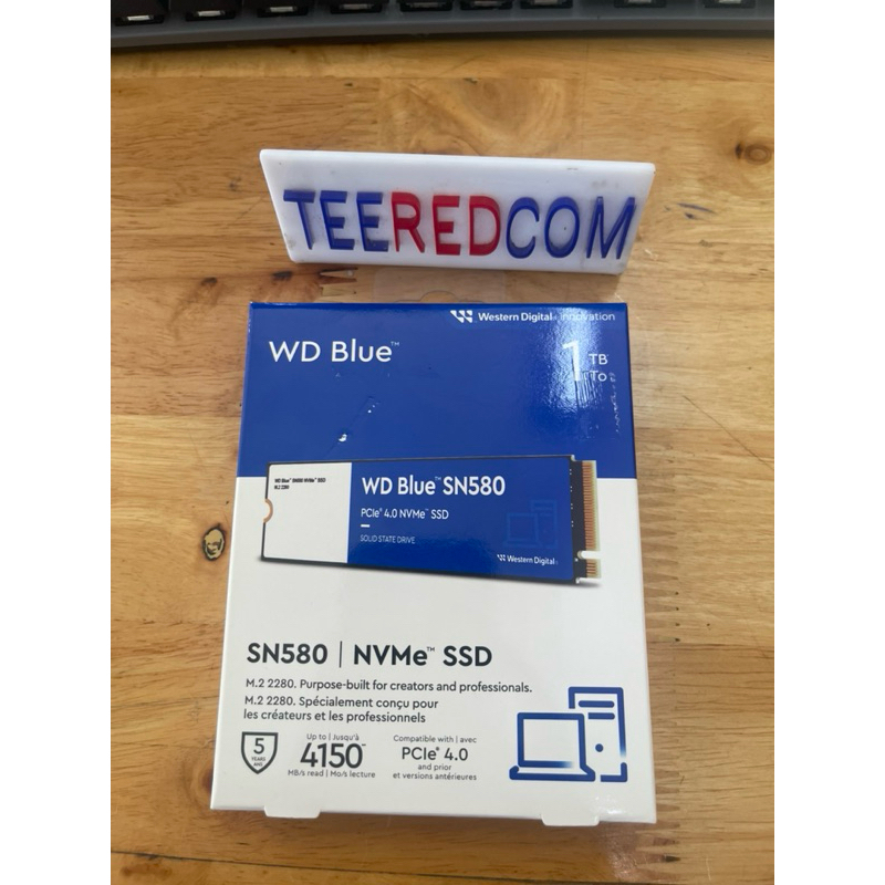 WD BLUE SN580 1TB SSD NVMe M.2 2280 ของใหม่ ของเเท้ ประกันไทย ถูกสุด