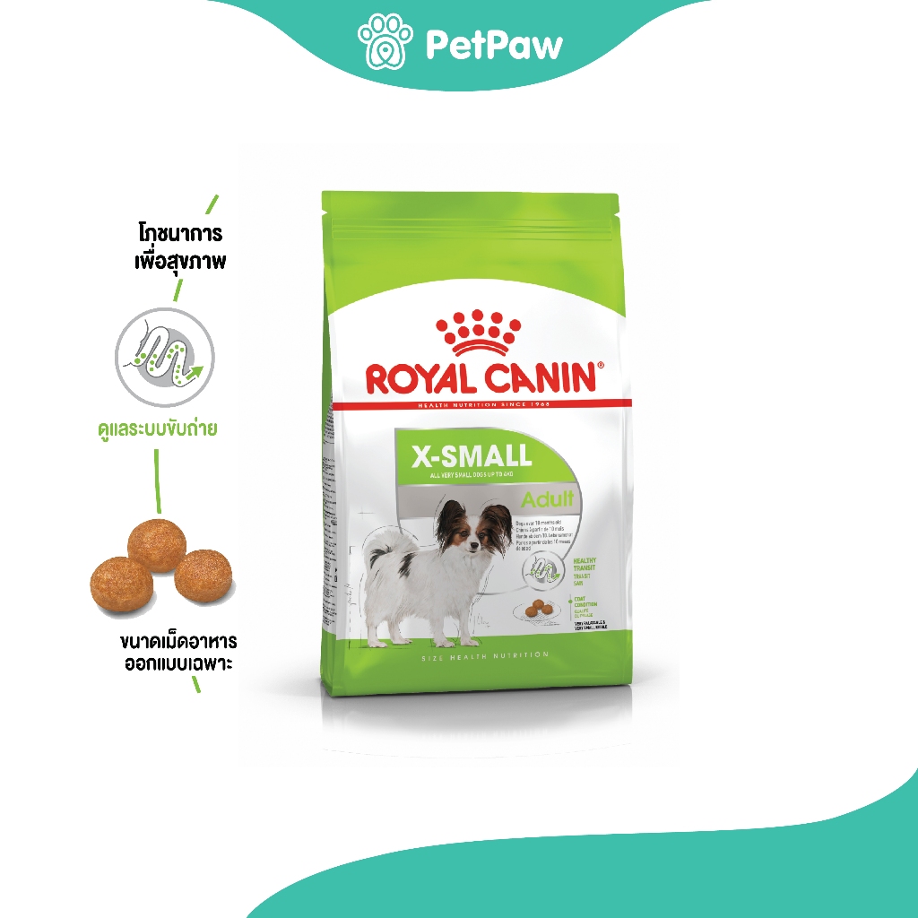 Royal Canin X-SMALL ADULT สุนัขโตพันธุ์เล็กน้ำหนัก