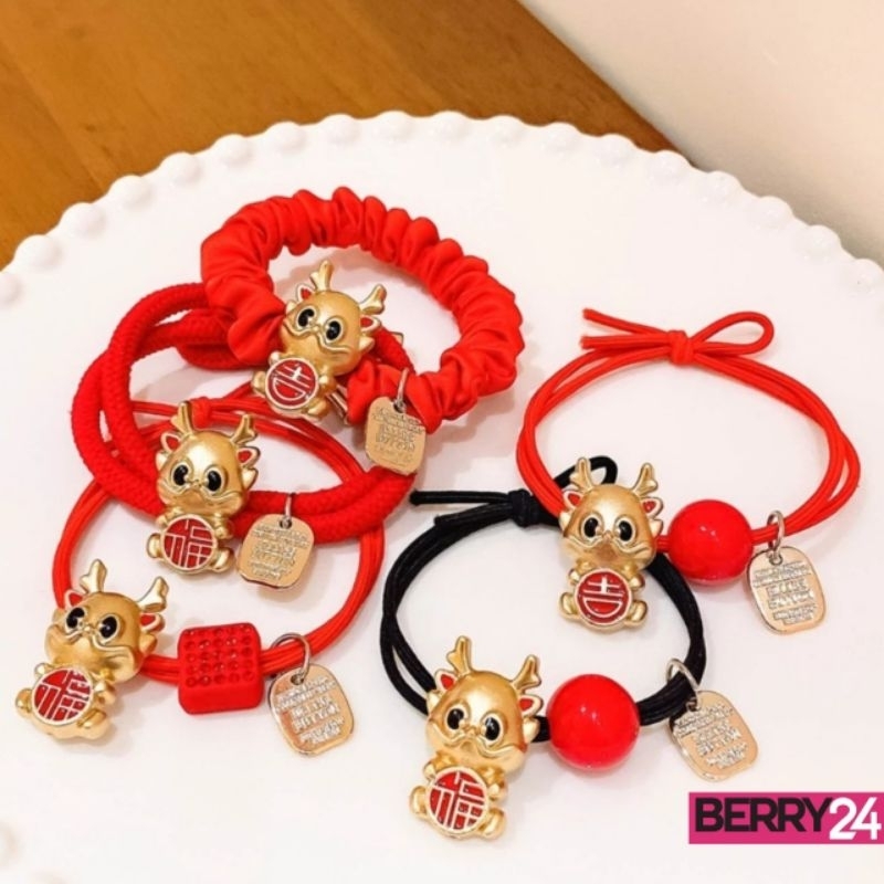 CBEW01 หนังยางมังกรตรุษจีน มังกรอวยพรตรุษจีน