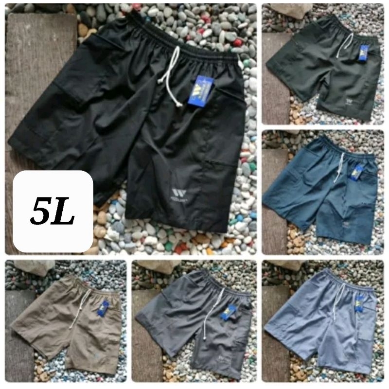 ชำระปลายทางได้💥winner กางเกงขาสั้น 5L กระเป๋าข้าง มีซิป  คุ้มค่า