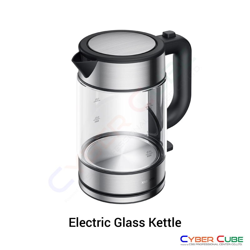 Xiaomi Mi Electric Glass Kettle (52764) [XMI-BHR7912TH] - กาต้มน้ำไฟฟ้า หม้อแก้ว / ปริมาตร 1.7 ลิตร
