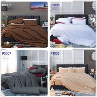 ซาตินพลัส ✨Satin+✨ ชุดผ้าปูที่นอน ไม่รวม ผ้านวม ขนาด 3.5ฟุต / 5ฟุต / 6ฟุต รุ่นสีพื้น ✨ Plain Color