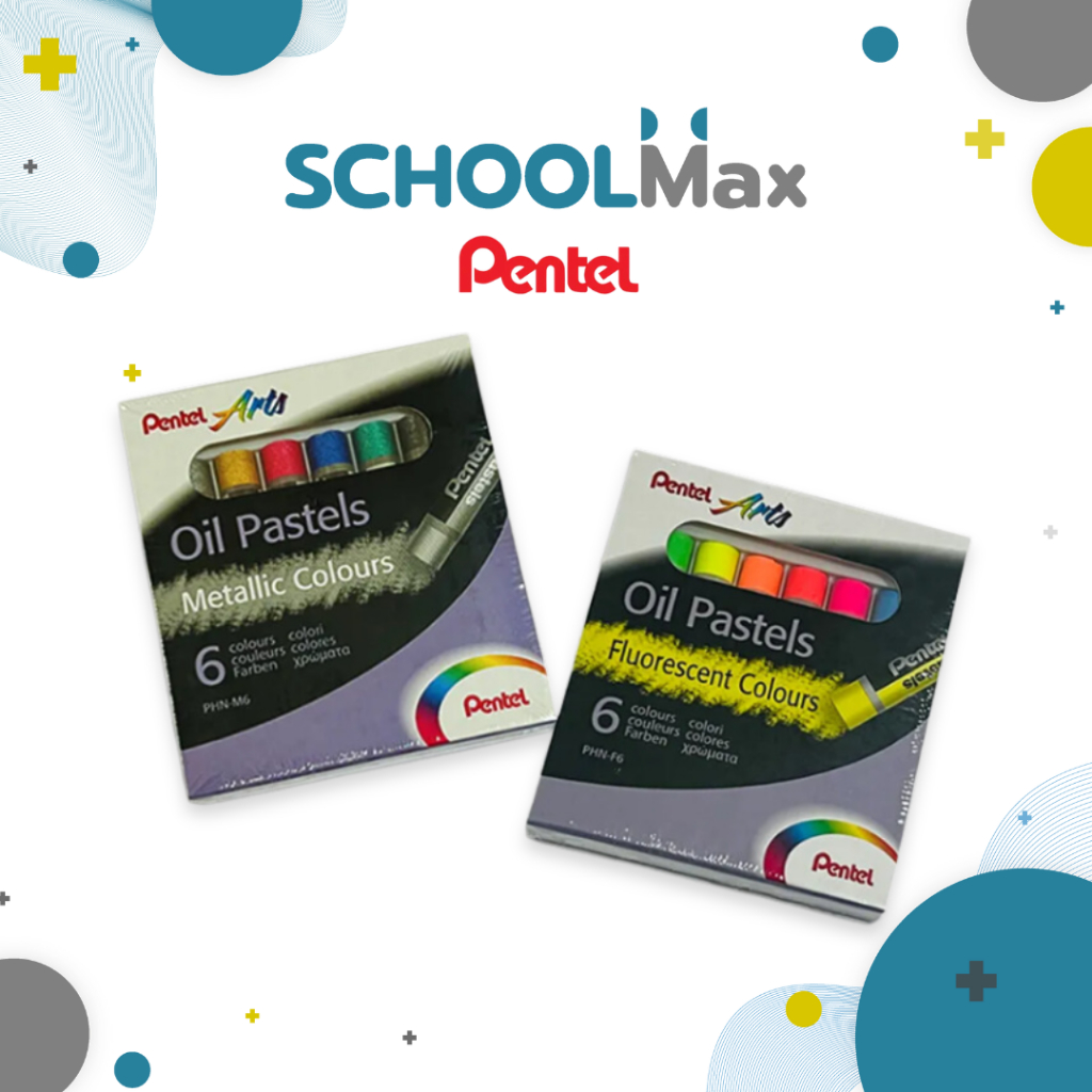 Oil Pastels สีชอล์ค เมทัลลิค และ สีเรืองแสง Pentel / กล่อง