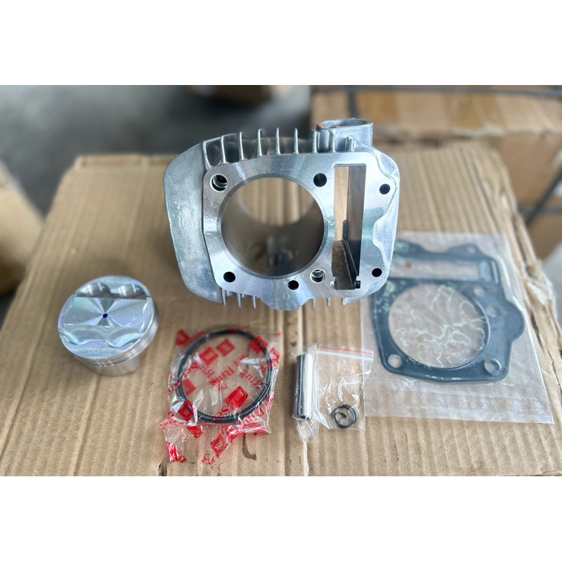 เสื้อพร้อมลูก เวฟ 125 R/S ลูก 68 ปอกหนา มาพร้อมลูกสูบ แหวน สลักลูกสูบ กิ๊ปล้อค แบบครบชุด