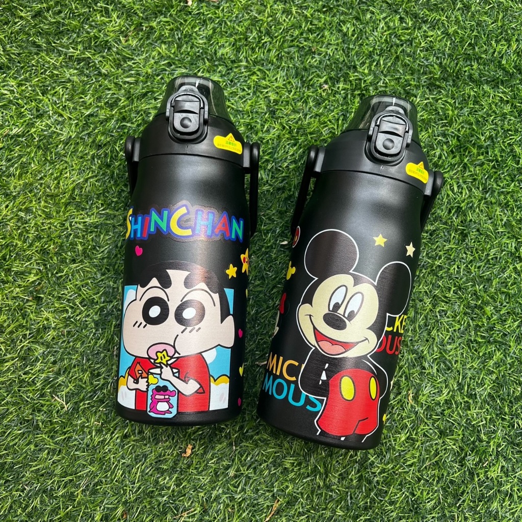 แก้วน้ำ กระบอกขนาดใหญ่1000ml. เก็บอุณหภูมิ ลายการ์ตูนสุดน่ารัก พร้อมส่ง สกีนลายสวยลายน่ารักทันราคาถูกๆ