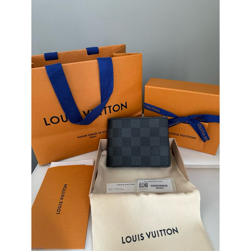 Lv slender wallet Y.22