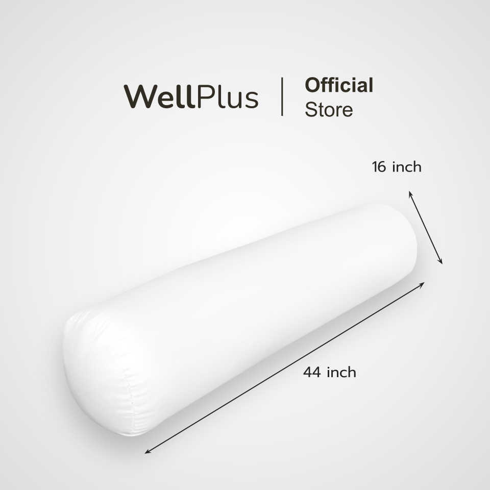 Wellplus หมอนข้าง รุ่น Hint หมอนโรงแรม 5ดาว ใยสังเคราะห์ เพื่อสุขภาพ แก้ปวดคอ