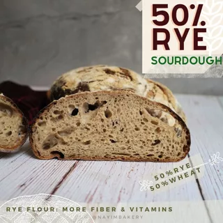 Nayimbakery 50%rye sourdough 520g.