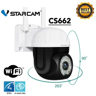 Vstarcam C662 2MP/CS662 3MP ความละเอียด 3 ล้านพิกเซล กล้องวงจรปิดไร้สาย กล้องนอกบ้าน Outdoor มีAI+ คนตรวจจับสัญญาณเตือน