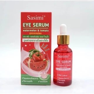 เซรั่มบำรุงผิวหน้าและรอบดวงตา SASIMI สูตรแตงโมและมะเขือเทศ เติมความชุ่มชื้น ผิวกระจ่างใส