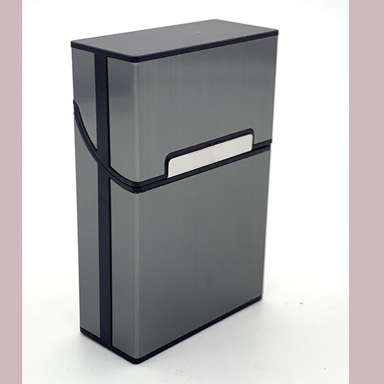 กล่องอลูมิเนียมใส่บุหรี หรือกลาองพลาสติก Aliminium or Plastic Cigarettes Box Case Holder 1 ซอง 2036 