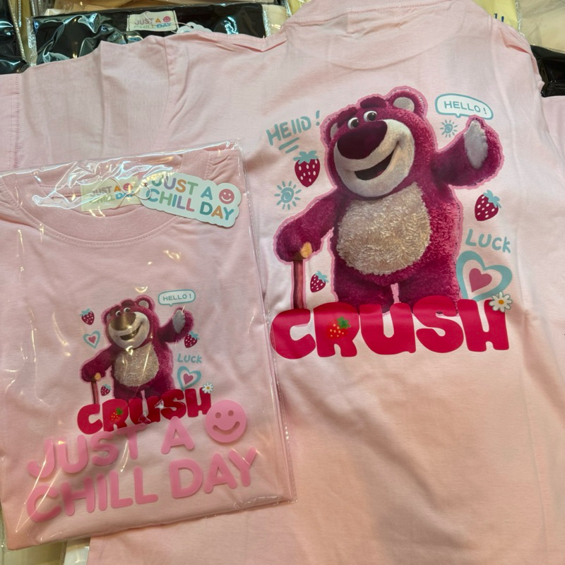 พร้อมส่ง🧸เสื้อยืดโอเวอร์ไซส์ Oversize justAchill CRUSH