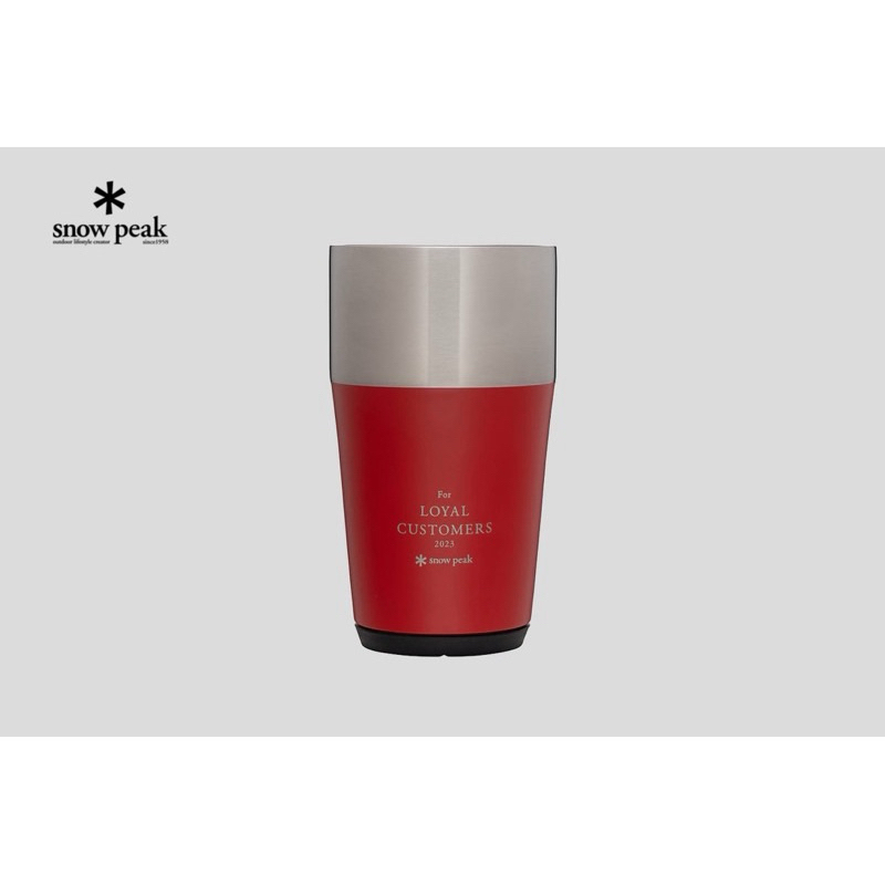 🇯🇵 snow peak Loyal Customer 2023 Tumbler 470 Red Limited Edition 🇯🇵 แก้วเก็บอุณหภูมิสีแดงรุ่นพิเศษ
