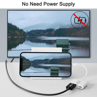 FEINODI Light to HDMI สายแปลง สามารถเชื่อมต่อกับสายเคเบิลเครือข่าย ไปแสดงผลที่หน้าจอ คอมพิวเตอร์ TV และ โปรเจคเตอร์