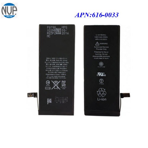 แบตเตอรี่สำหรับ i 6s,A1633,A1688,A1700(APN:616-0033) รหัสแบตที่ใช้ได้...  APN:616-0033     APN:616-0