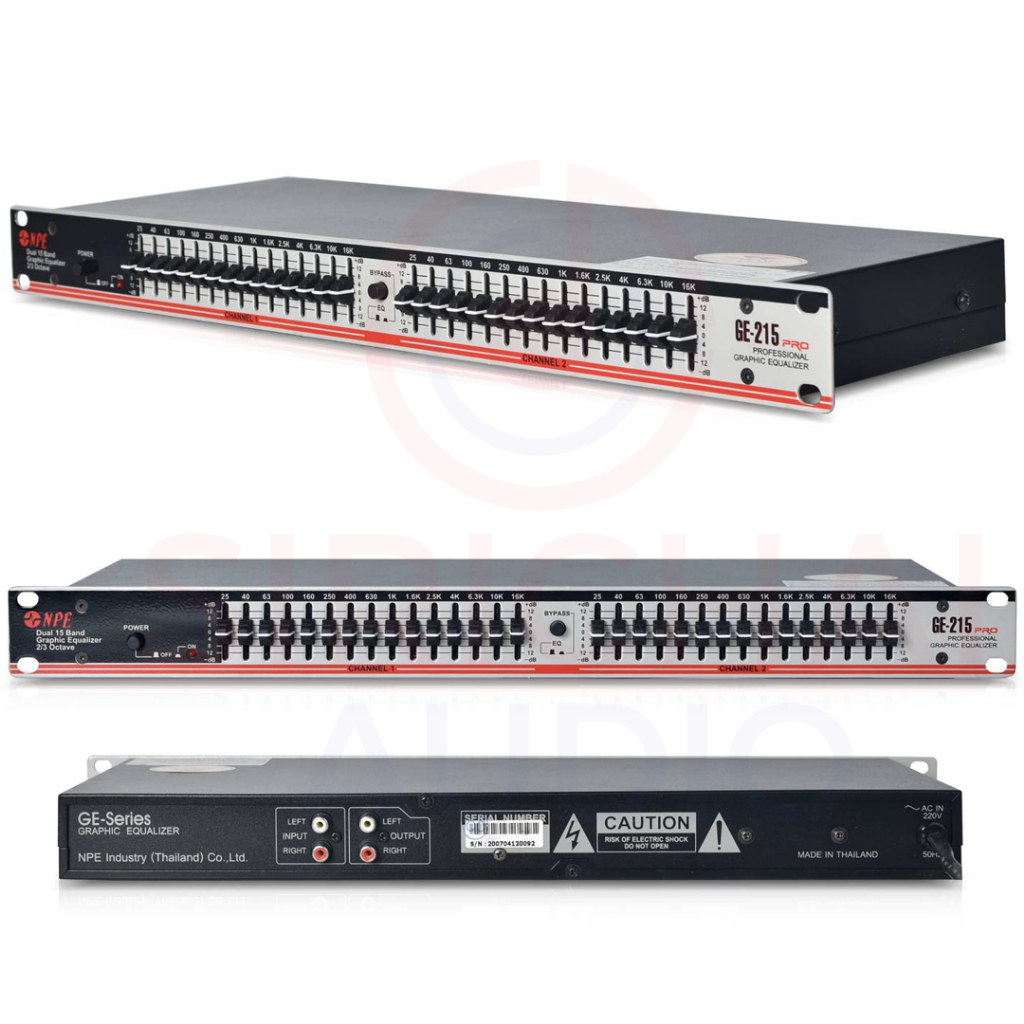 อีควอไรเซอร์ Graphic Equalizer NPE รุ่น GE215 Pro