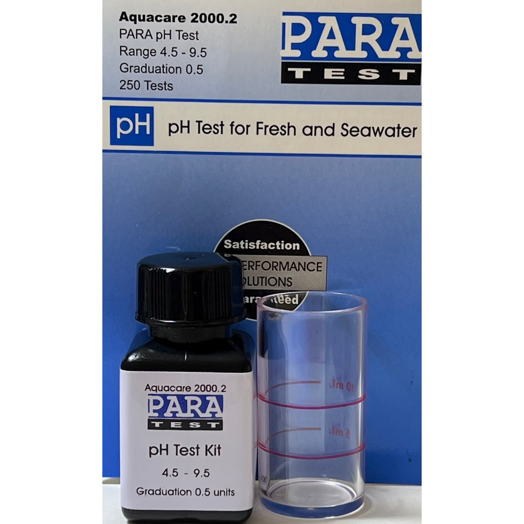 ชุดทดสอบค่าความเป็น กรด-ด่างในน้ำ, pH-Test kit , pH test ,น้ำยาวัดค่า pH แบบแผ่นเทียบสี