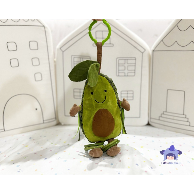 (มือสอง) Jellycat Amuseable Avocado Activity Toy