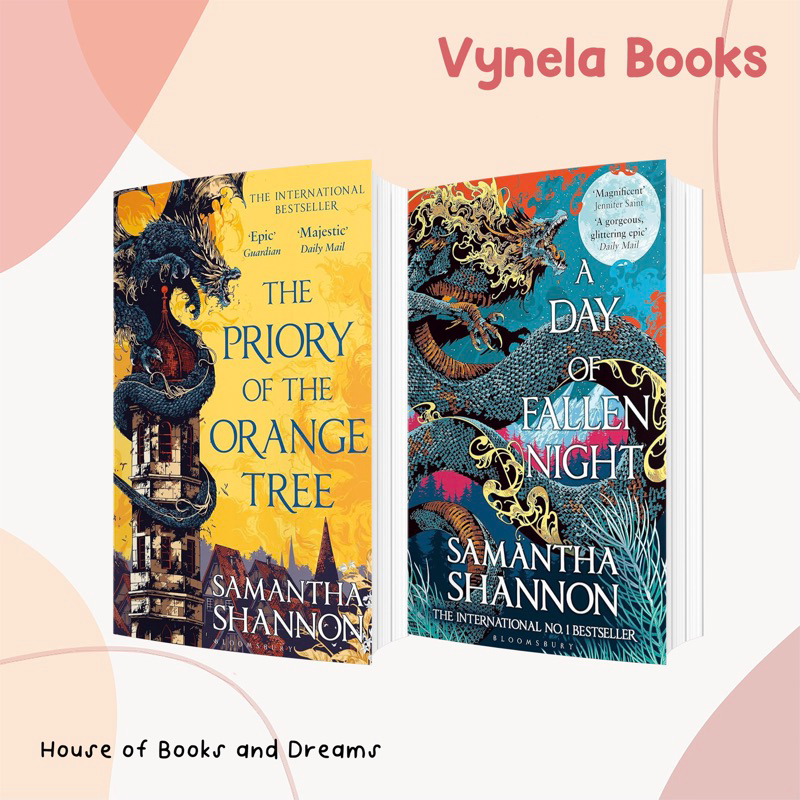 VYNELA (หนังสือภาษาอังกฤษ) THE PRIORY OF THE ORANGE TREE / A DAY OF FALLEN NIGHT (THE ROOTS OF CHAOS) — SAMANTHA SHANNON