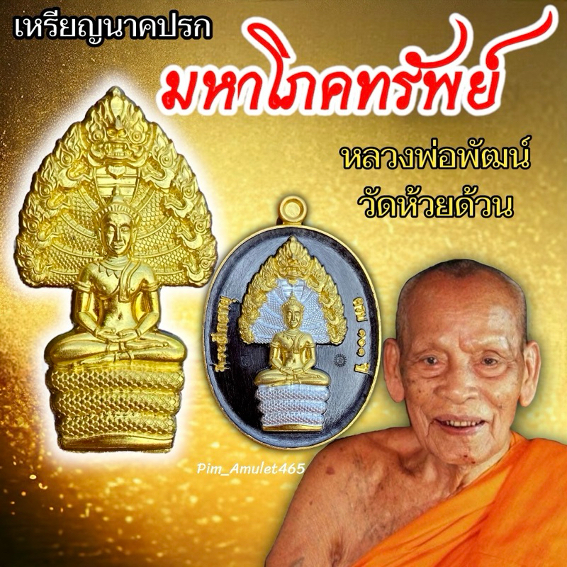 พระนาคปรก มหาโภคทรัพย์ 101ปี 🙏หลวงพ่อพัฒน์ ปี2565