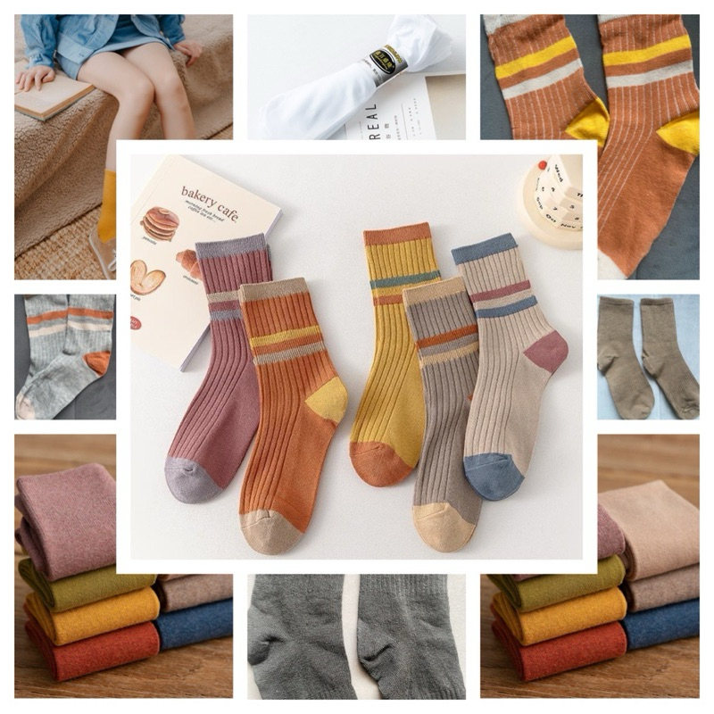 ถุงเท้าขนาดฟรีไซส์ สวยทน คู่ละ 9 บาท