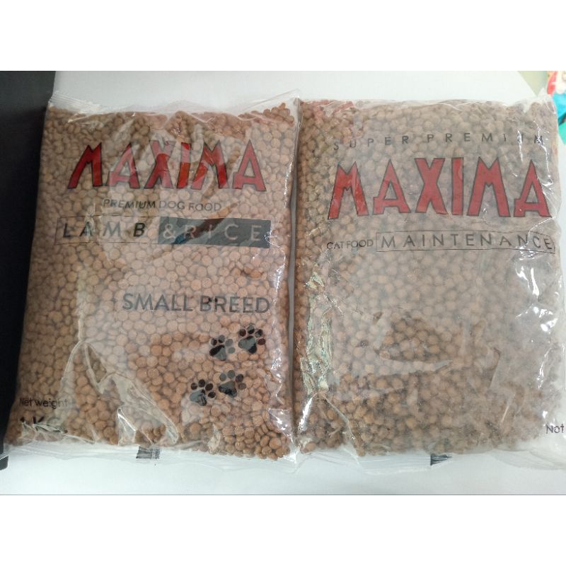 MAXIMA อาหาร แมว สุนัข