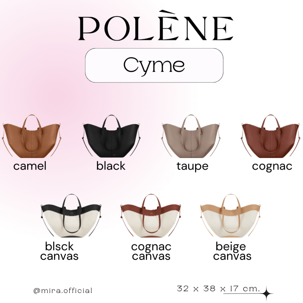 (pre-order รอบ 17/6) กระเป๋า Polene cyme 🇫🇷✈️ แท้ 100% รุ่น Cyme (regular)