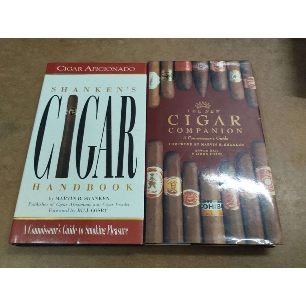 หนังสือ Shanken's Cigar Handbook + The New Cigar Companion (Hardcover) 2 เล่ม