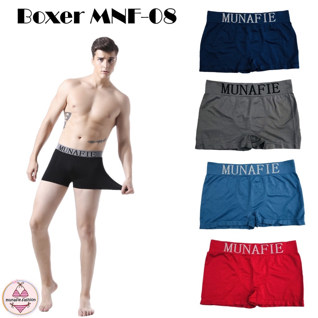 MNF-08 BOXER กางเกงบ๊อกเซอร์ชาย กางเกงแบบใหม่ใส่สบายผ้าดี ส่งไวจากไทย