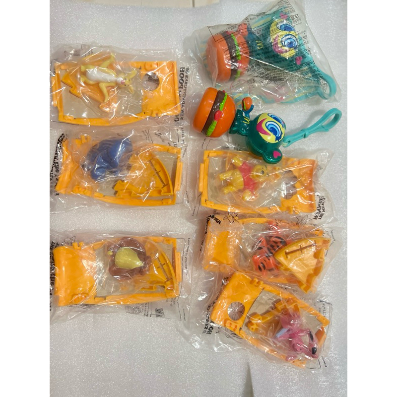 McDonald's Happy Meal Promotional Toy Pooh Build-A-Hunny Pot 1999 Bundle New