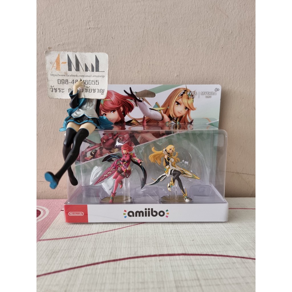 Nintendo amiibo Pyra Mythra Homura Hikari Xenoblade 2