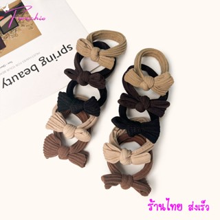 ร้านไทย🇹🇭 ยางรัดโบว์ น่ารัก สไตล์เกาหลี มีให้เลือก 6 สี ยางม…